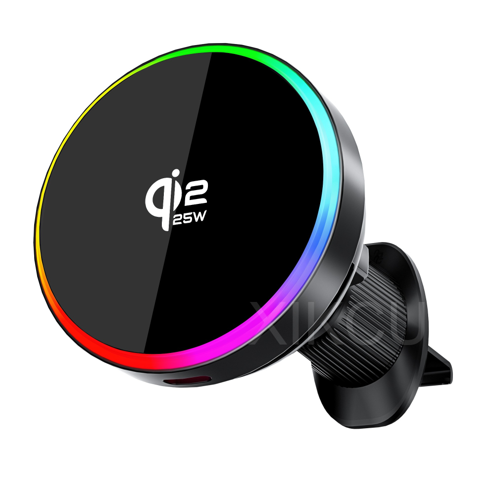 Magnetic Phone Holder For Car Vent - Caricatore Wireless per Auto qi2.2 25W