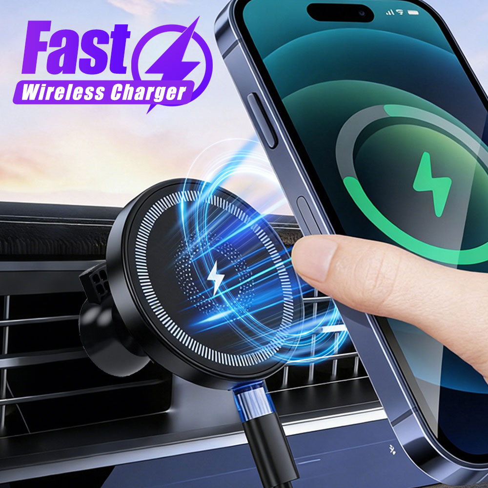 Magnetic Phone Holder For Car Vent - Supporto Magnetico Wireless per Auto con