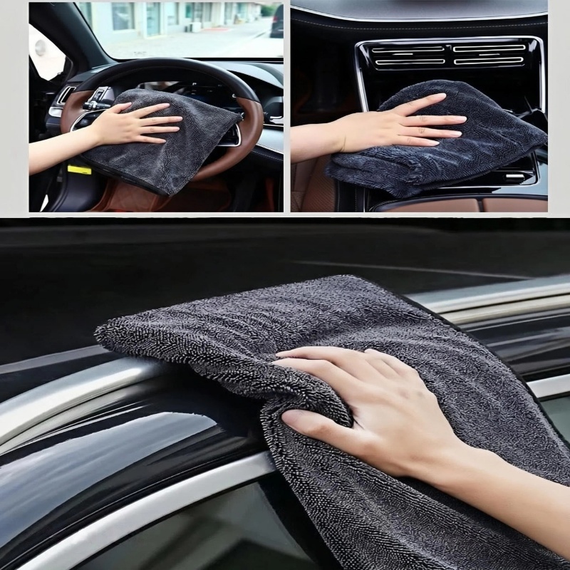 Microfiber Car Drying Towel Super Absorbent - Asciugamano in Microfibra a Doppio Strato