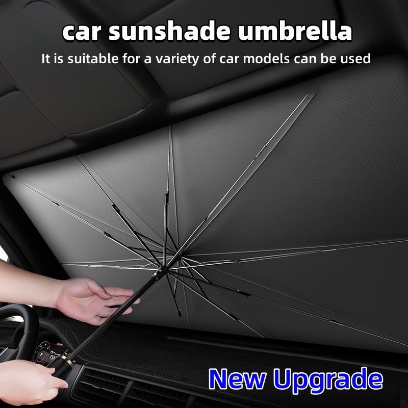 Car Sunshade Windshield Umbrella Foldable - Parasole Pieghevole per Parabrezza Auto, Protezione