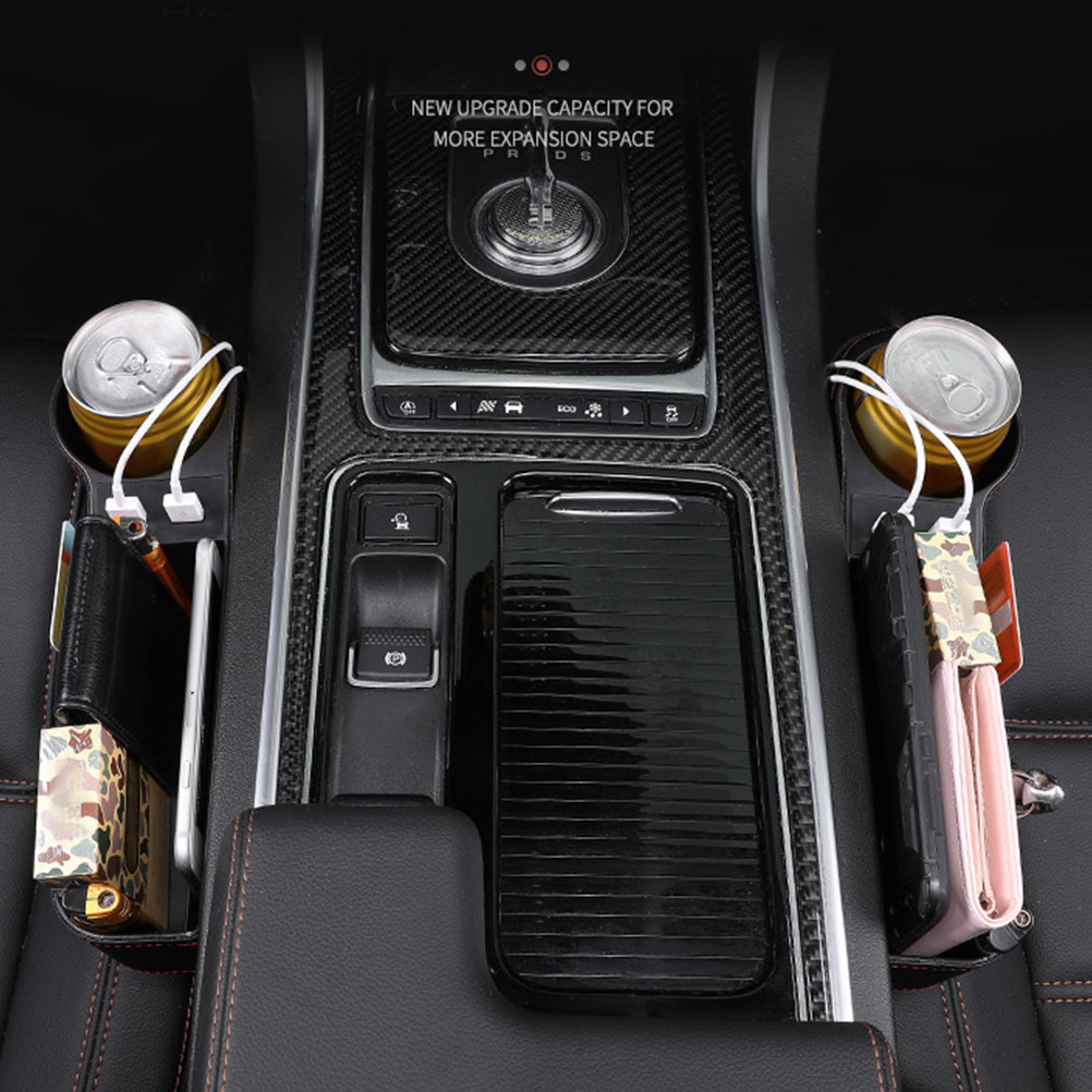 Seat Gap Filler Organizer With Usb Charger - Scatola portaoggetti per fessura tra i