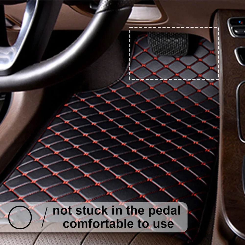 Car Floor Mats Universal Waterproof Leather - Tappetini per auto universali da 5