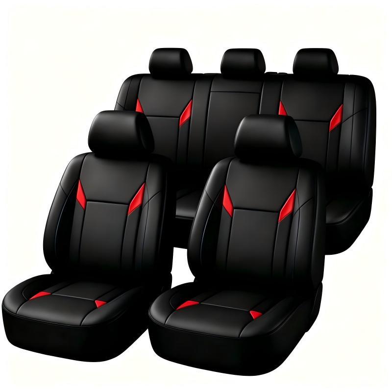 Leather Car Seat Covers Full Set Universal - Coprisedili Universali in Pelle PU, Set