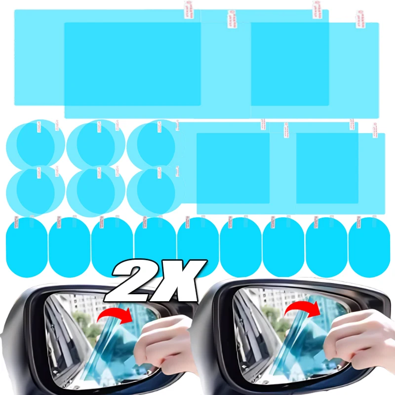 Anti Glare Car Rearview Mirror Film - Pellicola Protettiva per Specchietto Retrovisore Auto,