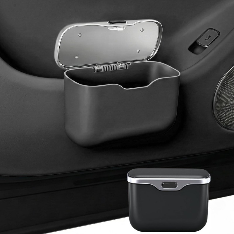 Waterproof Car Trash Can With Lid - Cestino per auto con coperchio, contenitore