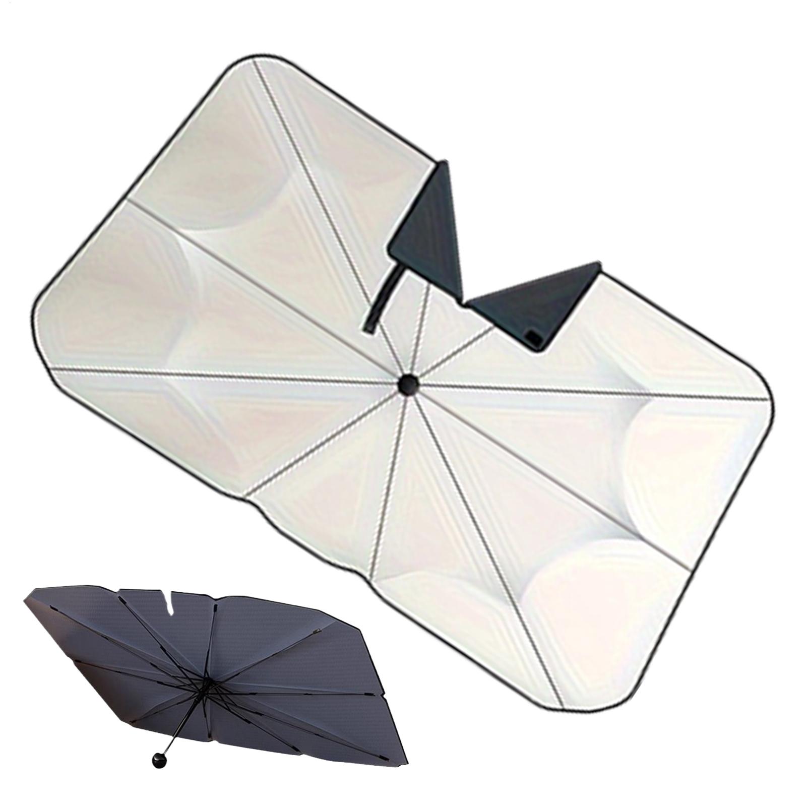Car Sunshade Windshield Umbrella Foldable - Ombrello Parasole Portatile per Auto, Protezione