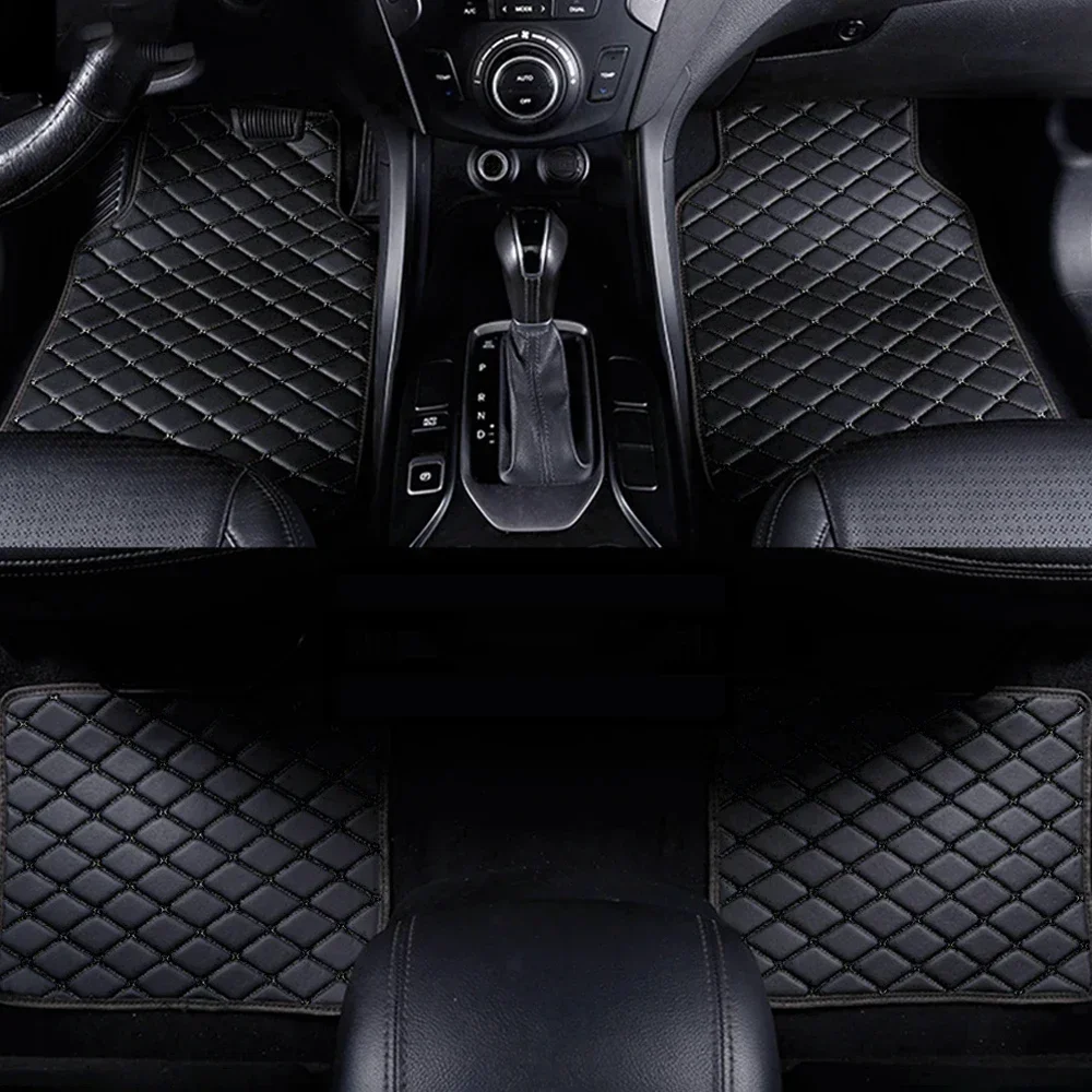 Car Floor Mats Universal Waterproof Leather - Tappetini Auto 4 Pezzi Universali in