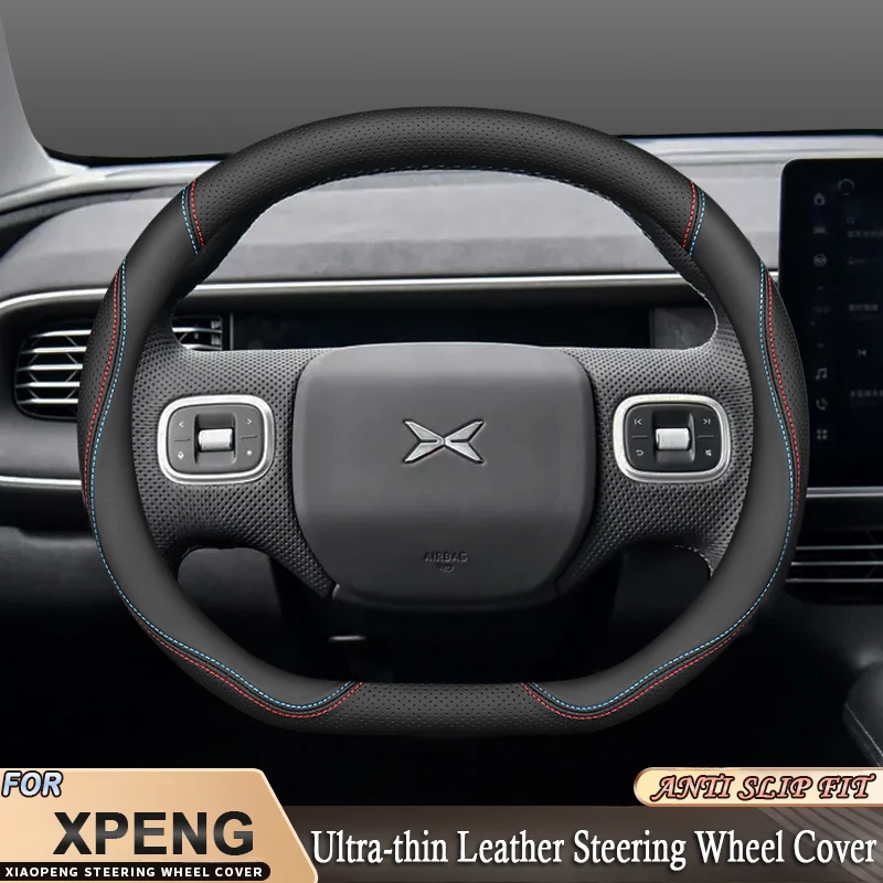 Car Steering Wheel Cover Anti Slip Breathable - Supporto avvolgente per coprivolante per auto