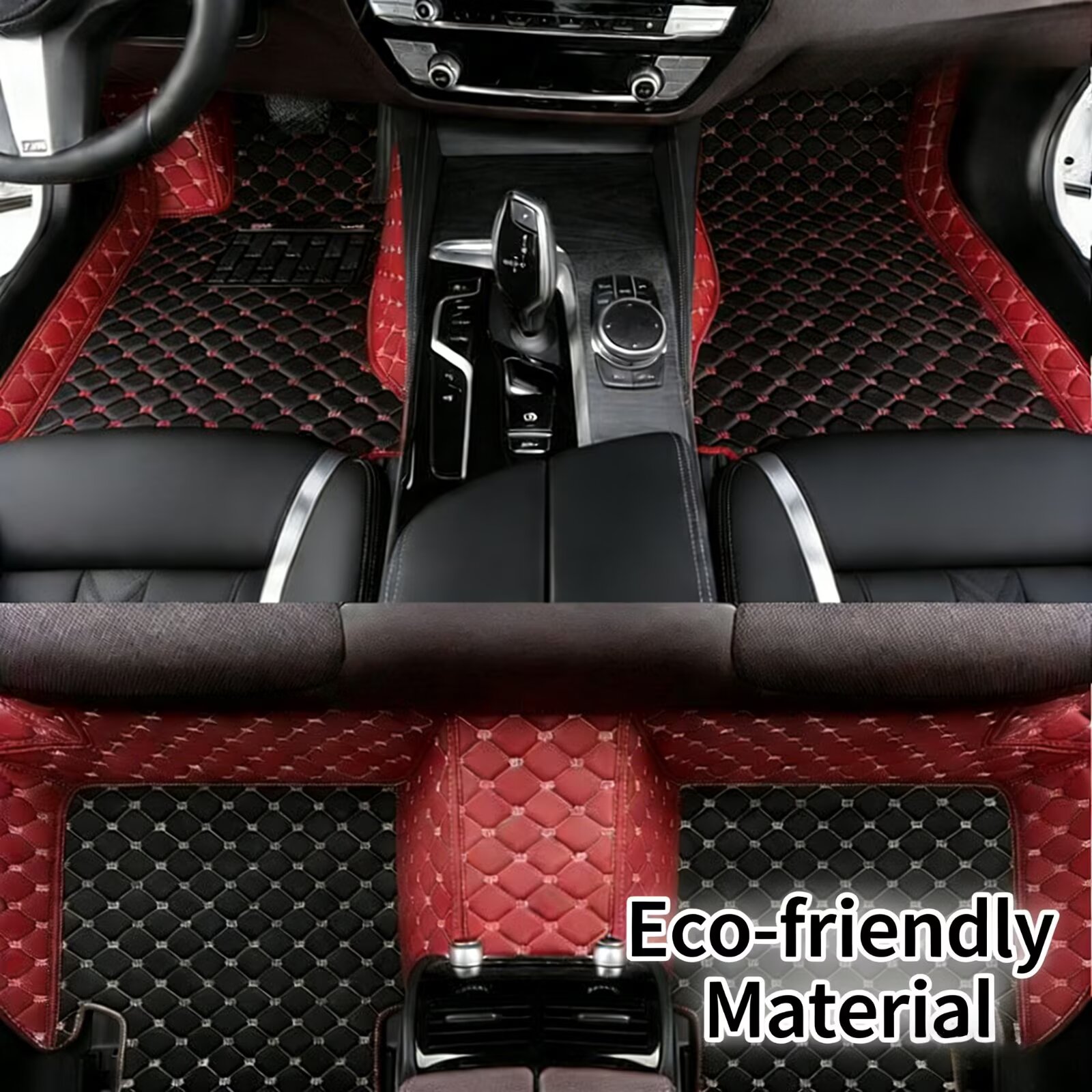 Car Floor Mats Universal Waterproof Leather - Tappetini per auto in pelle per