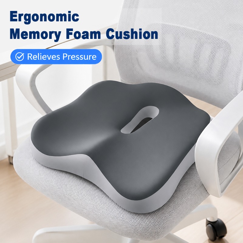 Memory Foam Car Neck Pillow Lumbar Support - 1 Pezzo Cuscino Ergonomico in Memory