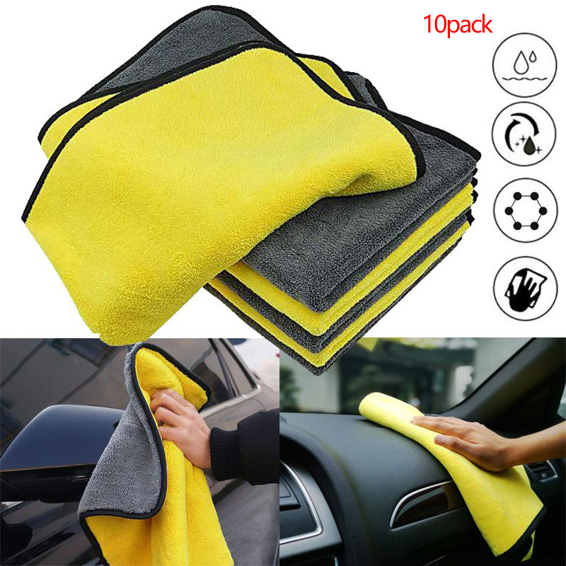 Microfiber Car Drying Towel Super Absorbent - Panno in microfibra extra spesso per