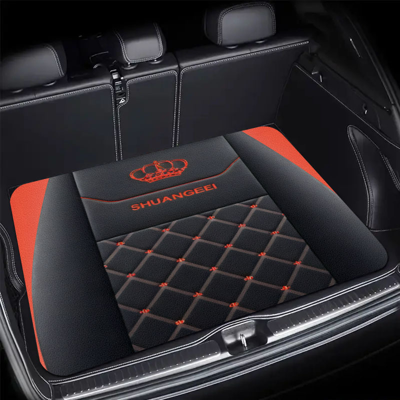 Car Floor Mats Universal Waterproof Leather - Tappetino Universale per Auto di Lusso,