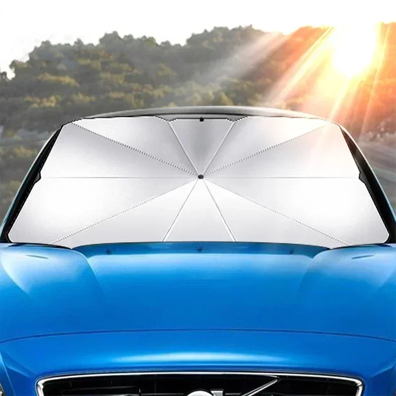 Car Sunshade Windshield Umbrella Foldable - Parasole Pieghevole per Auto, Tenda Parasole