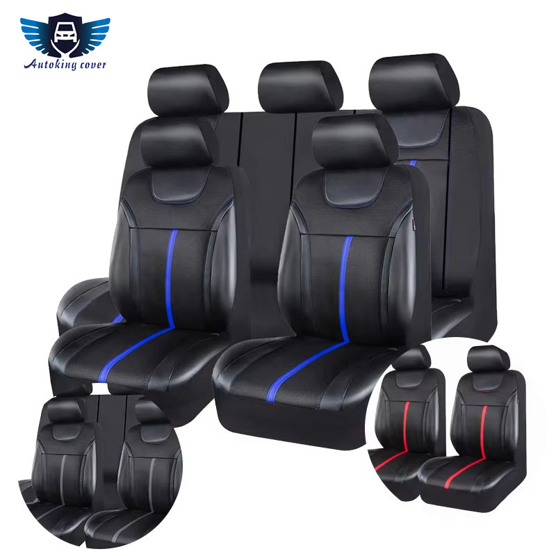 AUTOKING Set di Coprisedili Un - Leather Car Seat Covers Full Set Universal recensione e prezzo