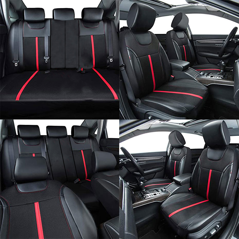 AUTOKING Set di Coprisedili Un - Leather Car Seat Covers Full Set Universal recensione e prezzo