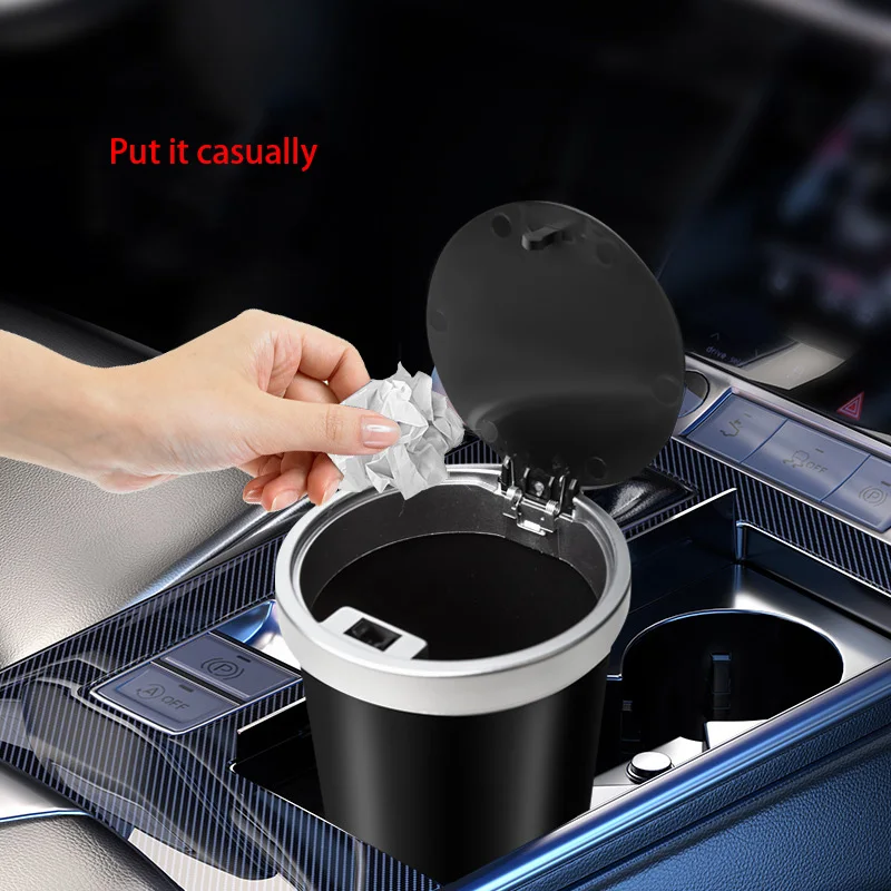 per portabicchieri Mini bidone - Waterproof Car Trash Can With Lid recensione e prezzo