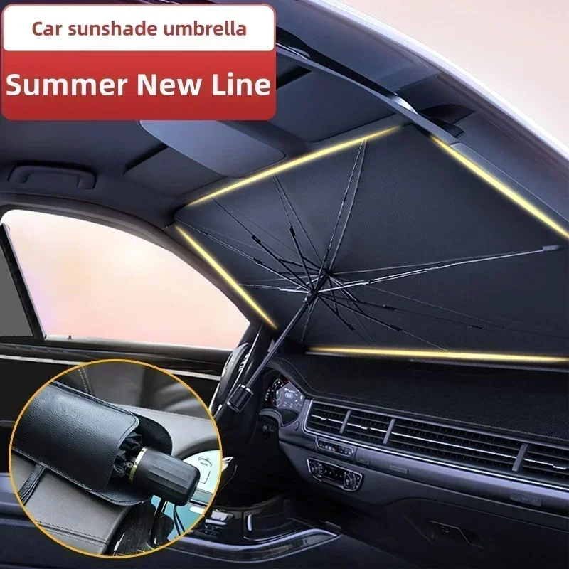 Parasole Pieghevole per Parabr - Car Sunshade Windshield Umbrella Foldable recensione e prezzo