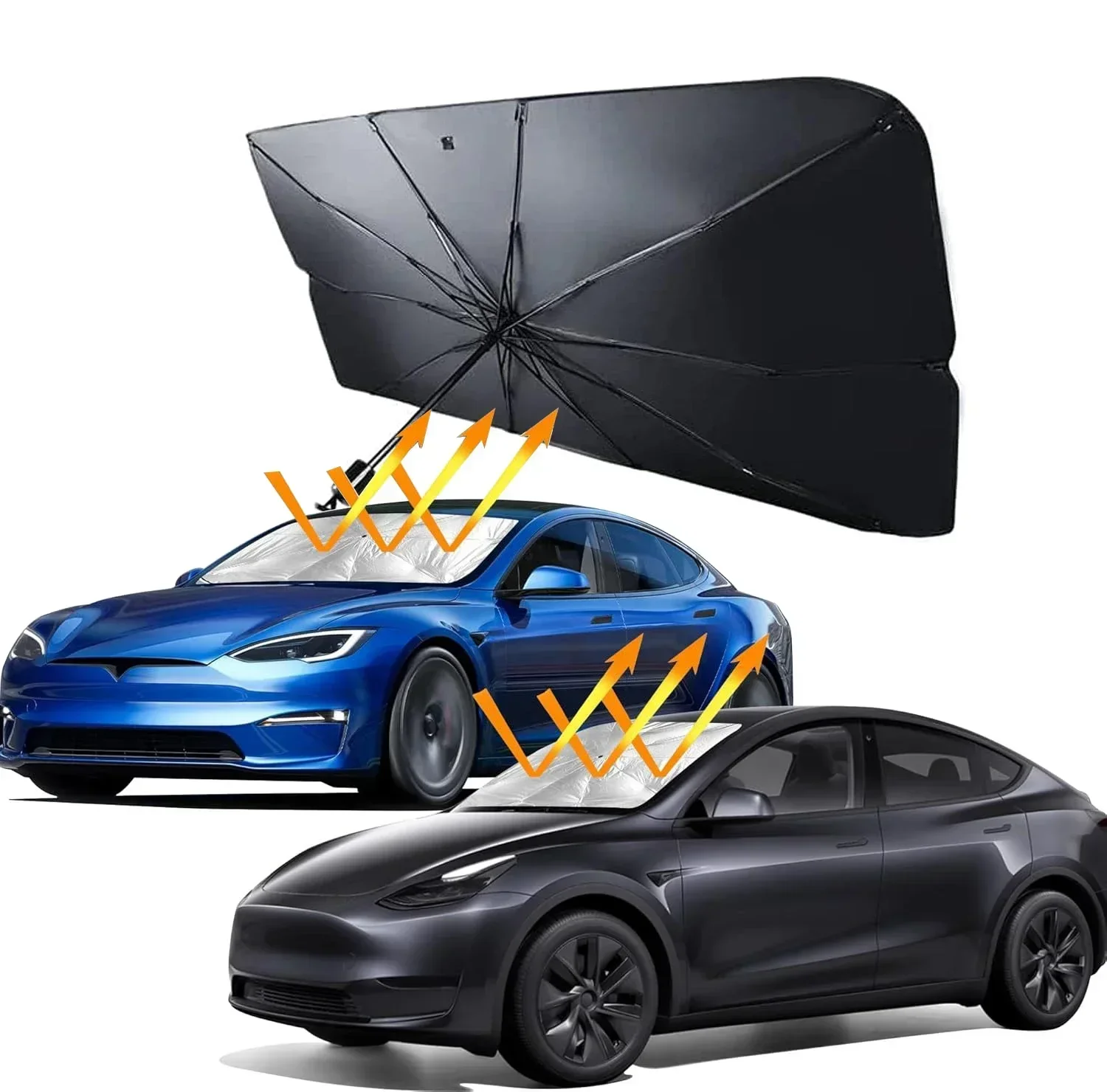Parasole per Auto, Copertura A - Car Sunshade Windshield Umbrella Foldable recensione e prezzo