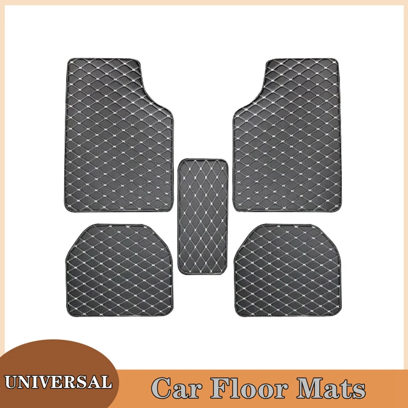 Tappetini per Auto 5 Pezzi Uni - Car Floor Mats Universal Waterproof Leather recensione e prezzo