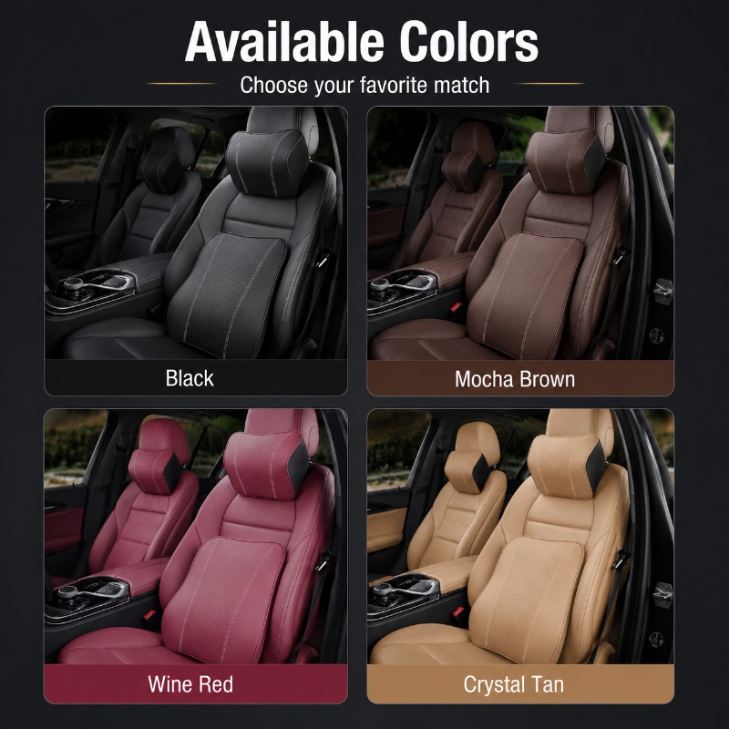 Cuscino per il Collo in Memory - Memory Foam Car Neck Pillow Lumbar Support recensione e prezzo