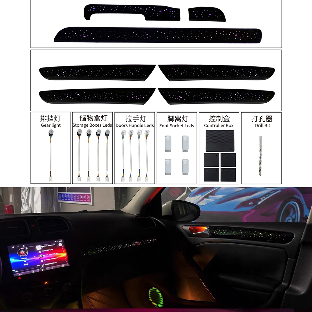 Auto Illuminazione Interna Agg - Led Ambient Interior Car Lights App Control recensione e prezzo