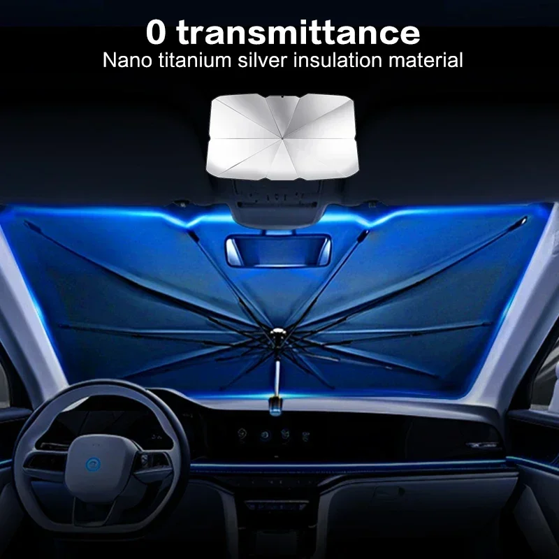 Parasole per Auto, Ombrello Pi - Car Sunshade Windshield Umbrella Foldable recensione e prezzo