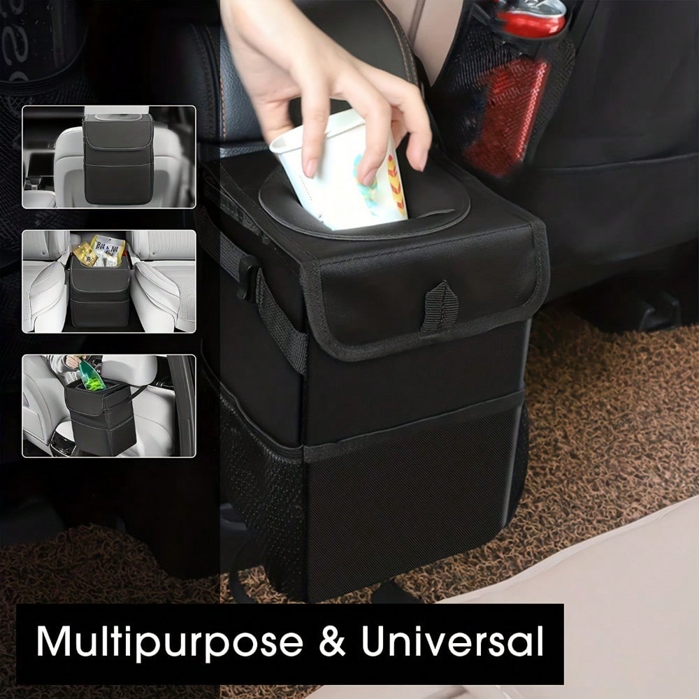 Pattumiera portatile impermeab - Waterproof Car Trash Can With Lid recensione e prezzo
