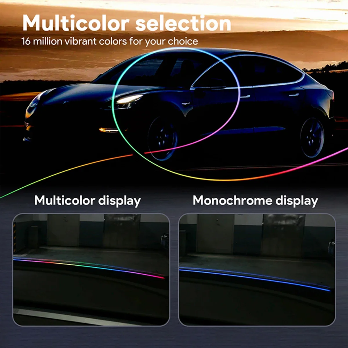 140/150 CENTIMETRI LED Auto Lu - Led Ambient Interior Car Lights App Control recensione e prezzo