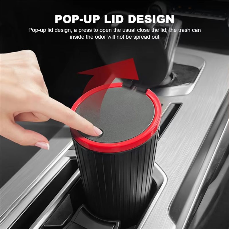 Cestino per auto A60E-Press co - Waterproof Car Trash Can With Lid recensione e prezzo
