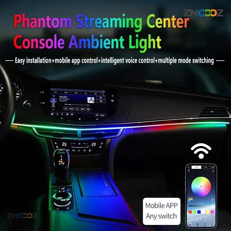 ZNOOOZ 140cm luci ambientali p - Led Ambient Interior Car Lights App Control recensione e prezzo