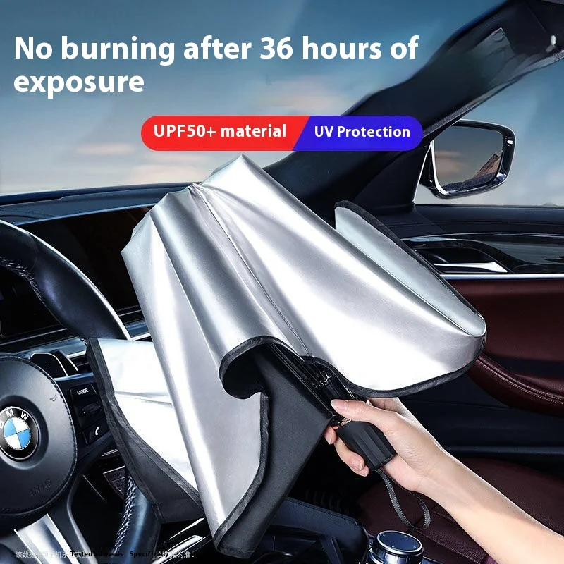 Parasole Pieghevole per Parabr - Car Sunshade Windshield Umbrella Foldable recensione e prezzo