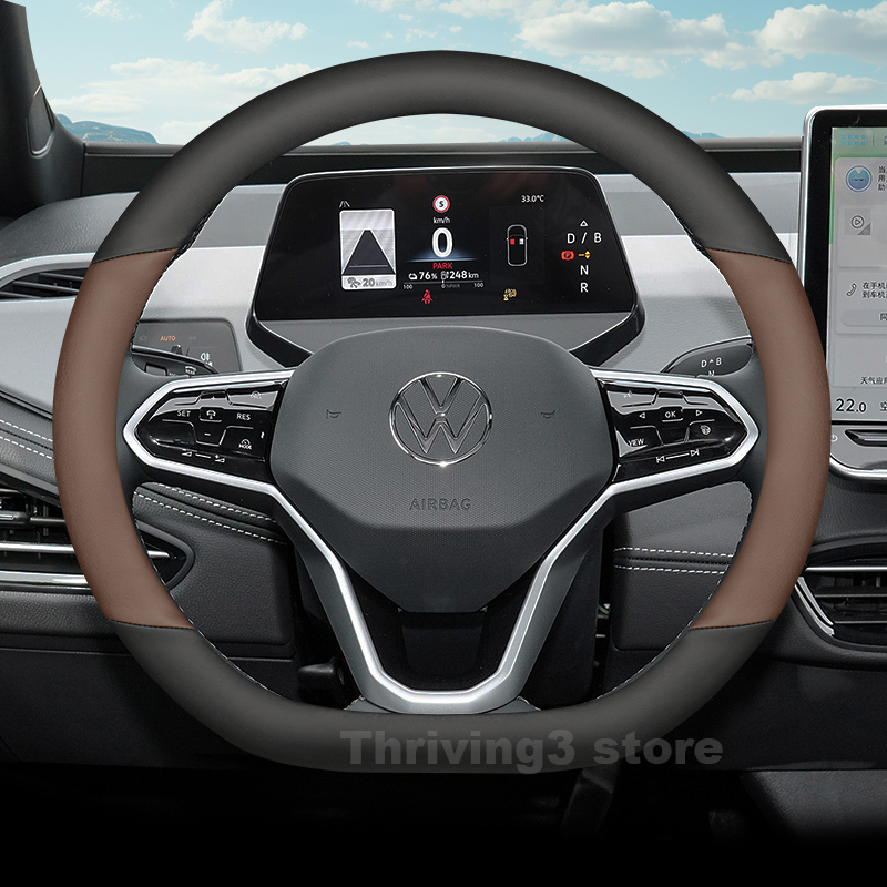 Coprivolante in pelle per Volk - Car Steering Wheel Cover Anti Slip Breathable recensione e prezzo