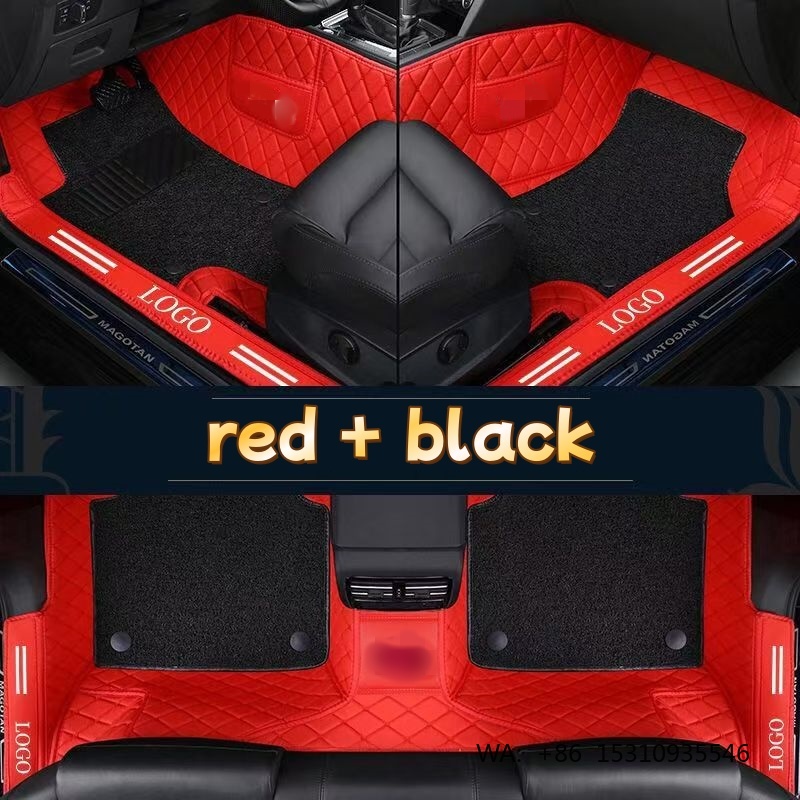 Tappetini Auto in Pelle PVC di - Car Floor Mats Universal Waterproof Leather recensione e prezzo