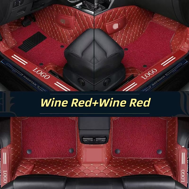Tappetini Auto in Pelle PVC di - Car Floor Mats Universal Waterproof Leather recensione e prezzo