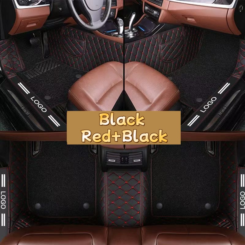 Tappetini Auto in Pelle PVC di - Car Floor Mats Universal Waterproof Leather recensione e prezzo