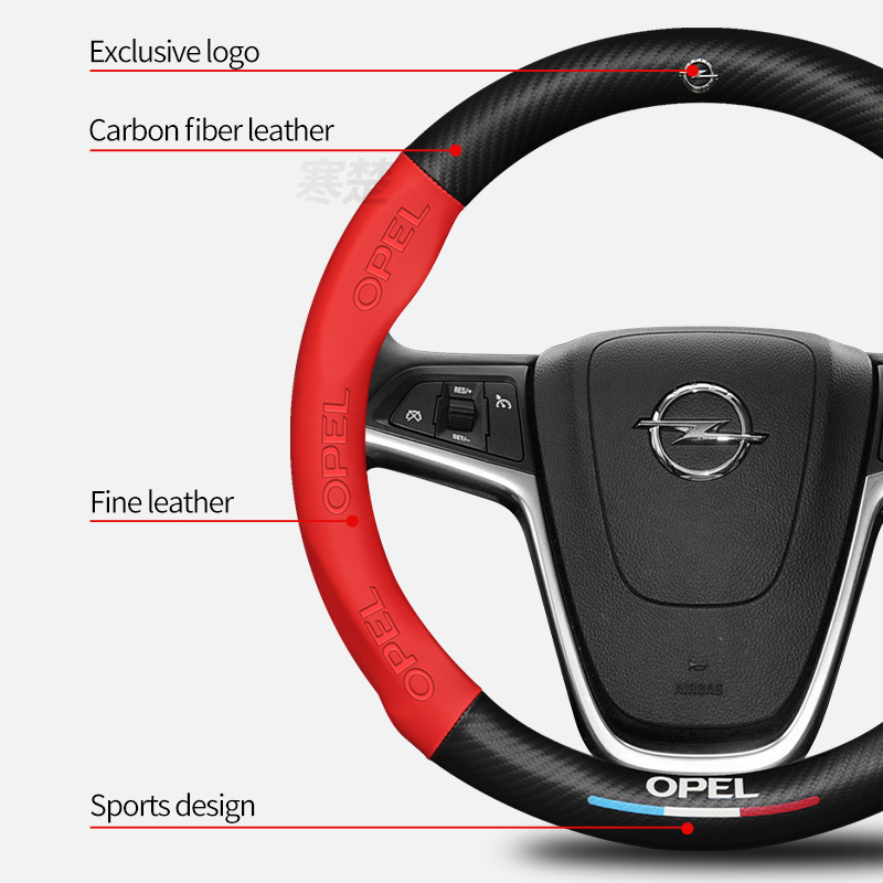 Per Opel OPCline ASTRA CORSA I - Car Steering Wheel Cover Anti Slip Breathable recensione e prezzo