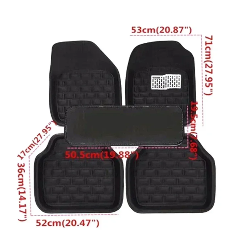 5 pezzi Premium facile da puli - Car Floor Mats Universal Waterproof Leather recensione e prezzo