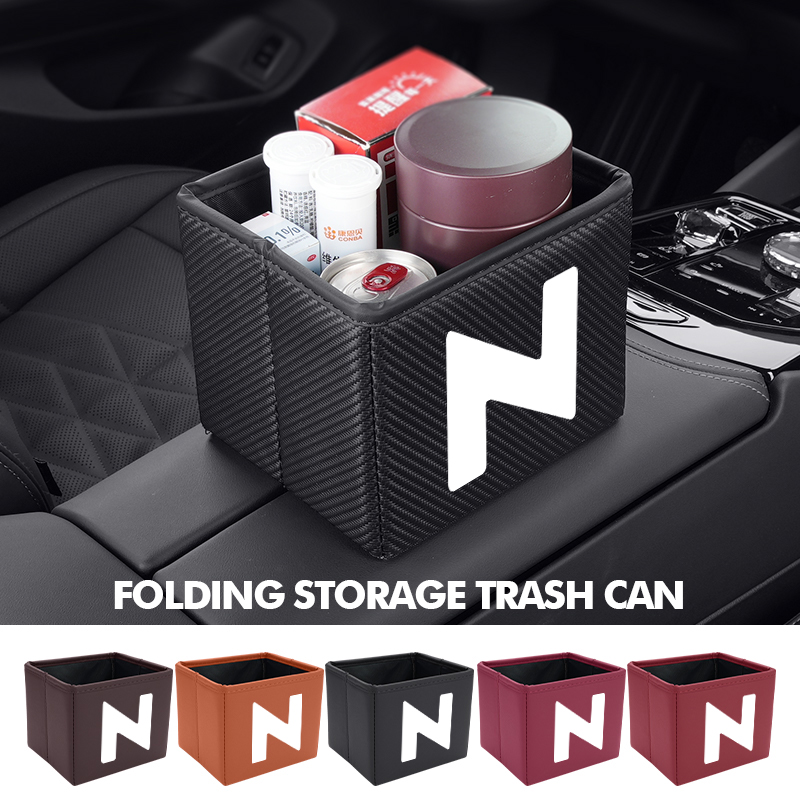 Cestino per auto pieghevole, b - Waterproof Car Trash Can With Lid recensione e prezzo