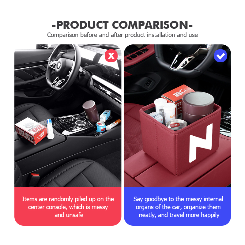 Cestino per auto pieghevole, b - Waterproof Car Trash Can With Lid recensione e prezzo