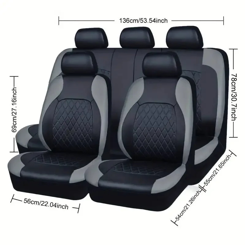 Coprisedili Universali in Ecop - Leather Car Seat Covers Full Set Universal recensione e prezzo