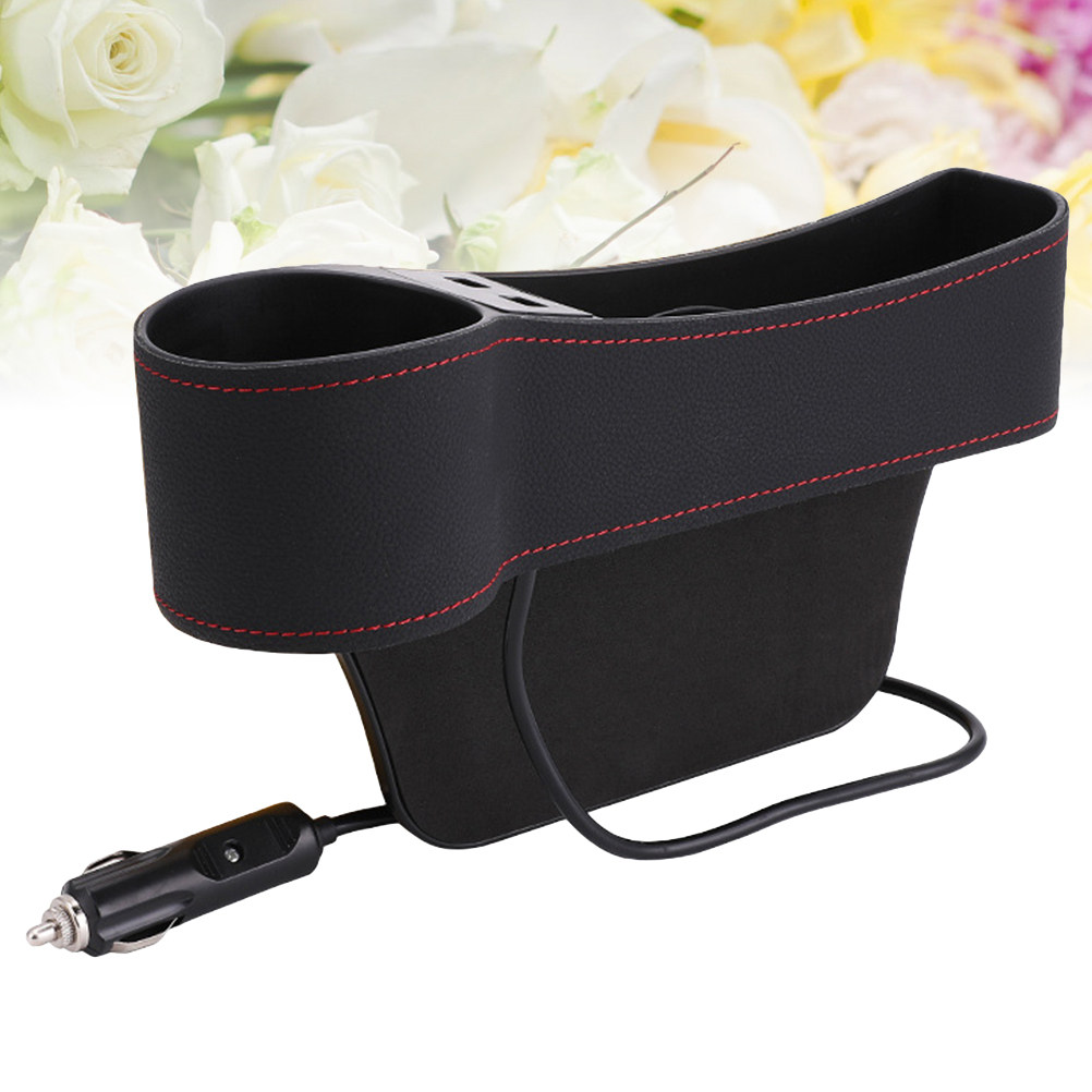 Scatola portaoggetti per fessu - Seat Gap Filler Organizer With Usb Charger recensione e prezzo