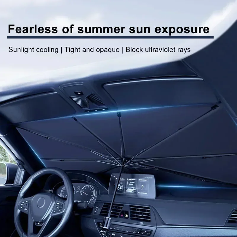 Parasole per Auto, Ombrello Pi - Car Sunshade Windshield Umbrella Foldable recensione e prezzo