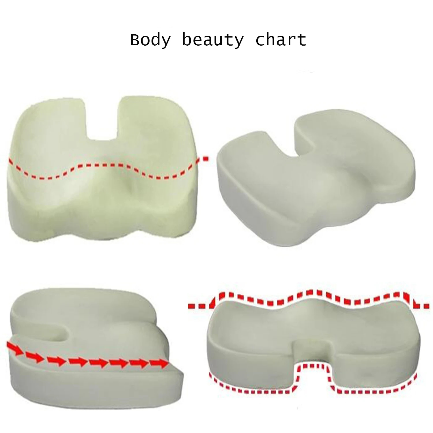 Cuscino del sedile Cuscino del - Memory Foam Car Neck Pillow Lumbar Support recensione e prezzo