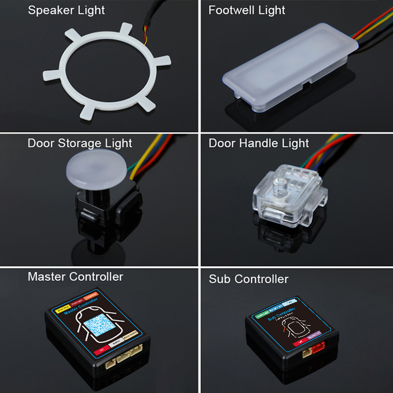 Kit Luci LED per Interni Auto  - Led Ambient Interior Car Lights App Control recensione e prezzo