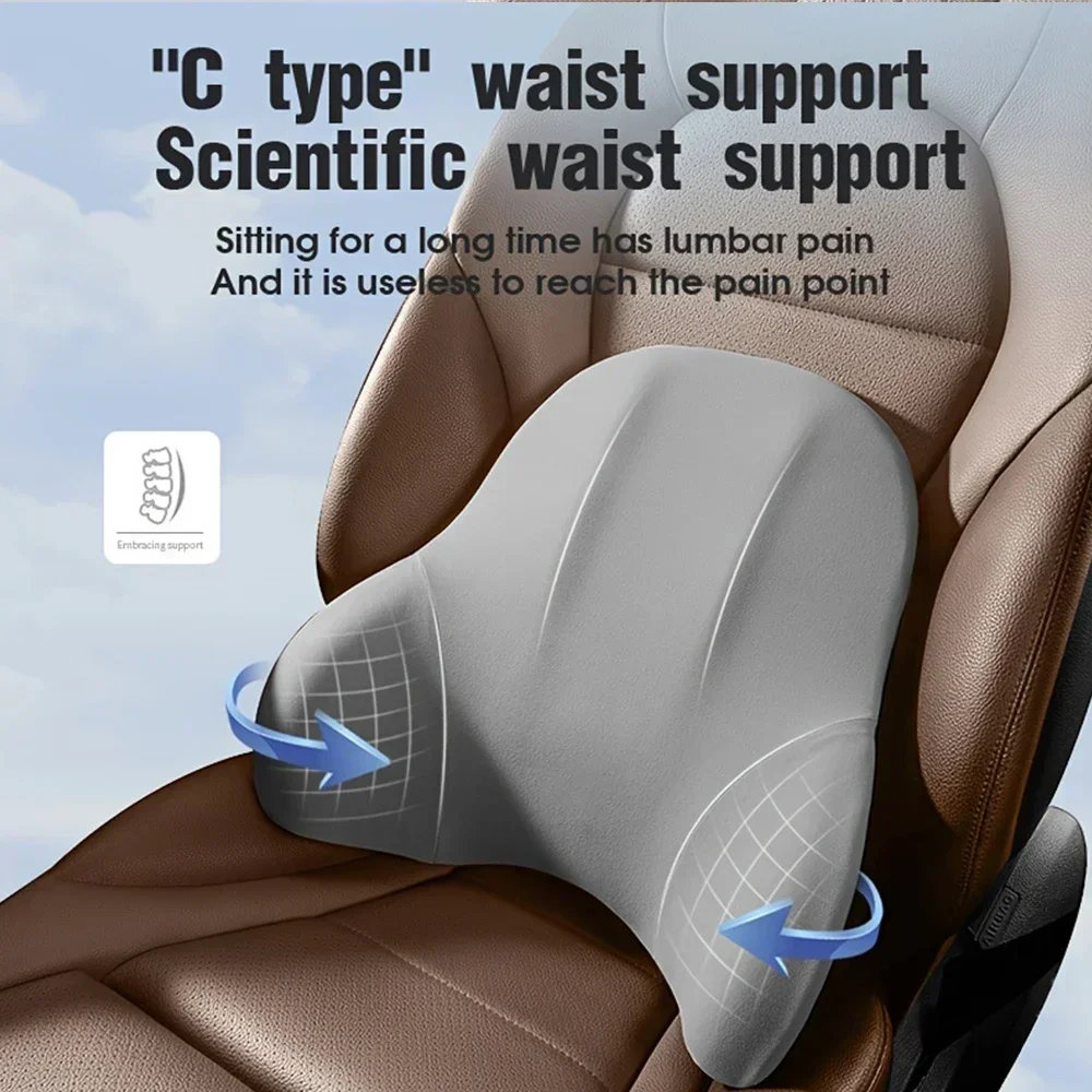 Nuovo cuscino per il collo in  - Memory Foam Car Neck Pillow Lumbar Support recensione e prezzo