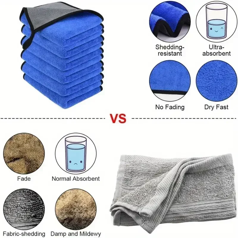Asciugamano per pulizia in mic - Microfiber Car Drying Towel Super Absorbent recensione e prezzo