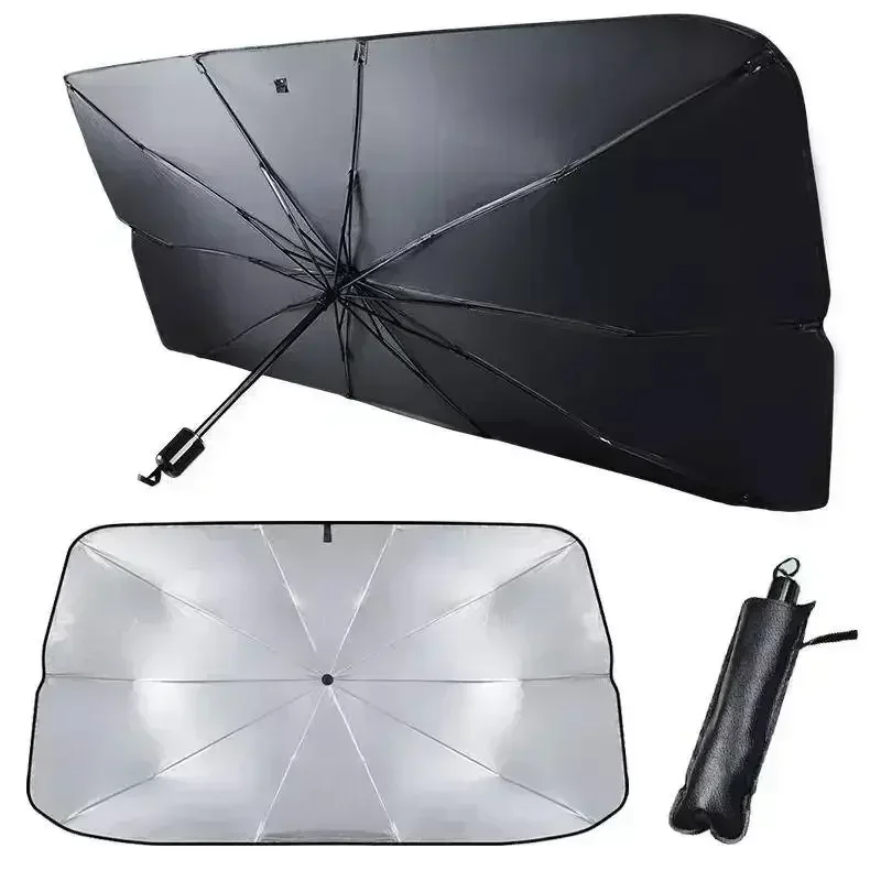 Parasole Pieghevole Multifunzi - Car Sunshade Windshield Umbrella Foldable recensione e prezzo