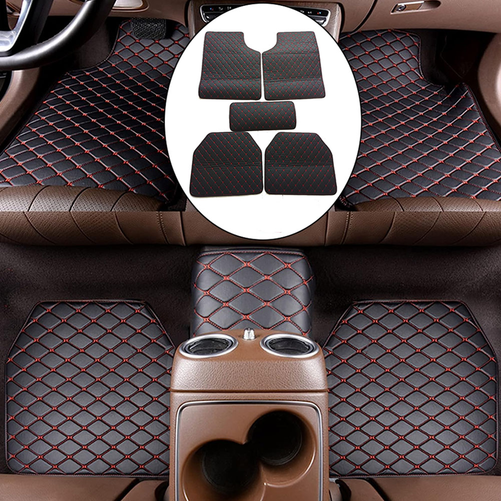 5 pz/set tappetini auto in pel - Car Floor Mats Universal Waterproof Leather recensione e prezzo