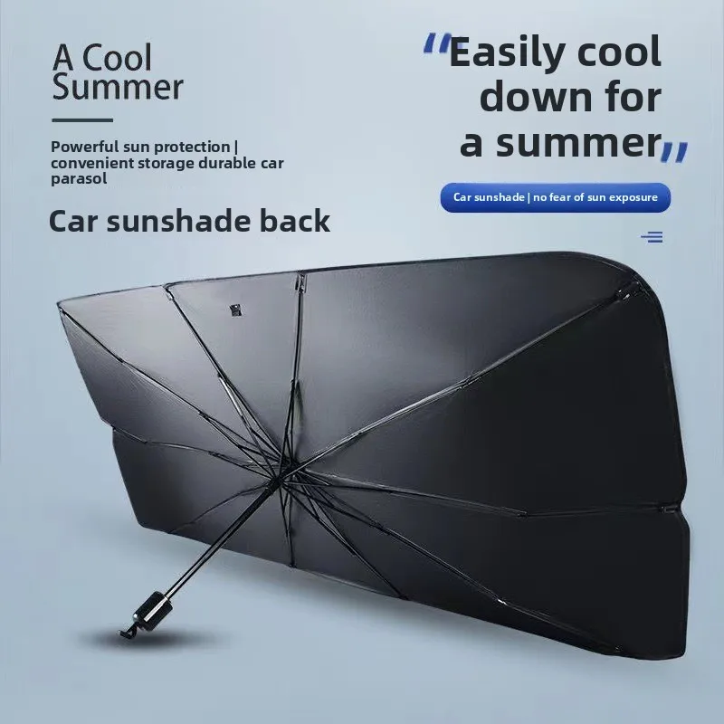 Parasole pieghevole per parabr - Car Sunshade Windshield Umbrella Foldable recensione e prezzo