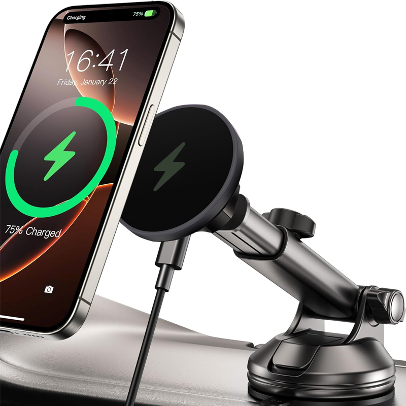 UYUXIO 15W Ricarica Veloce Par - Wireless Car Charger Mount Fast Charging recensione e prezzo